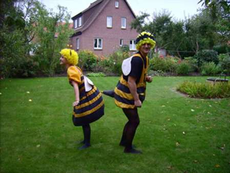 Frühlingserwachen - Biene Maja trifft Willy im Garten